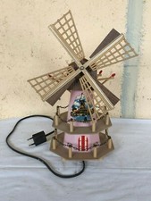 Lampada Mulino a vento luminoso con carillon anni 50