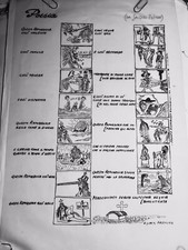 FREMURA bozzetto,vignetta Originale china Ott.94. Prevert-FMG.Monarchia.Savoia