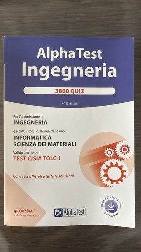 Alpha test ingegneria 3800 - test,