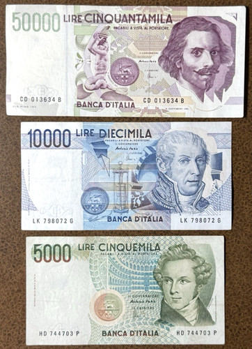 Italy banknote lot - lot, 6