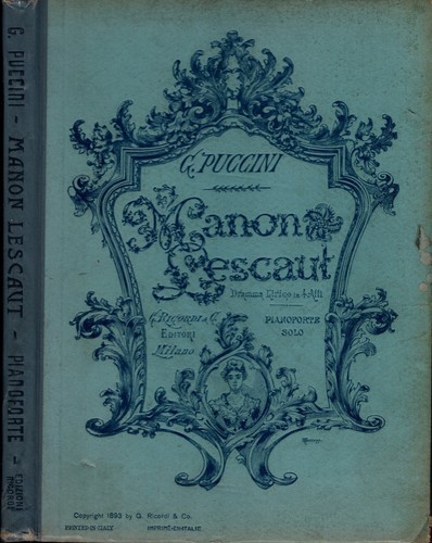 Manon lescaut puccini - -,