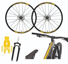 Adesivi Cerchi Bici MTB 26'' - 27,5'' - 28-29'' Pollici, TELAIO , FORCELLA B0067