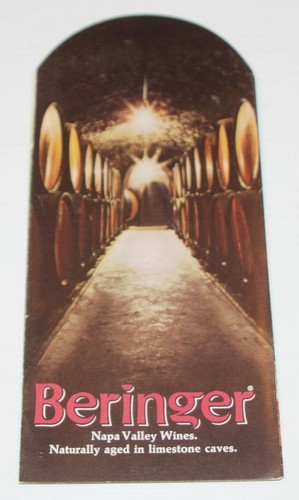 Vintage 1970s beringer wine - beringer,