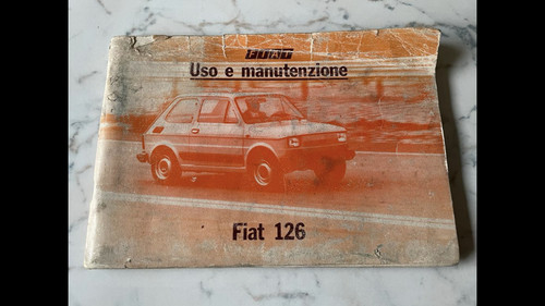 Fiat 126 manuale uso - fiat,