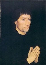 Dipinto olio hans memling -