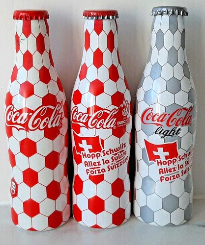 Coca cola aluminium - aluminium, bottles