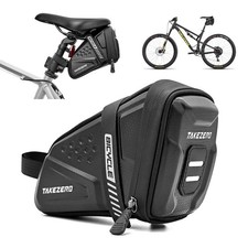 Borsa Sella Bici Impermeabile 1L  Porta Attrezzi MTB Posteriore Riflettente in