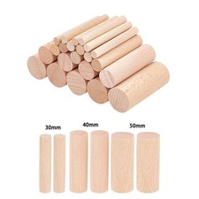 Colonna cilindro legno artigianale legno naturale forniture artigianali blocco giocattolo diametro 30mm-50mm