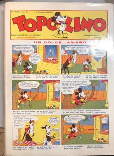 Topolino giornale nerbini - topolino,