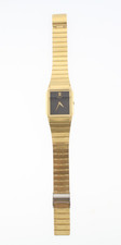 Seiko Gold Quartz Black Dial