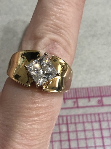 Anello solitario designer qvc - anello,
