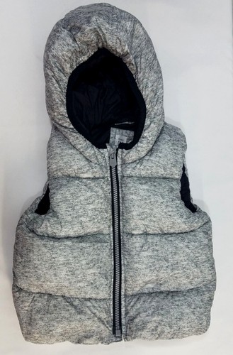 Gilet imbottito con cappuccio