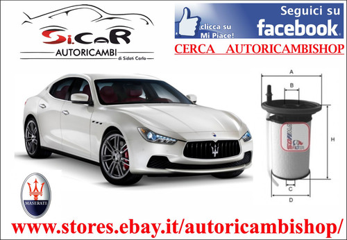 Filtro gasolio maserati ghibli - maserati,