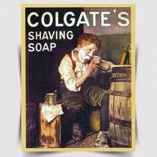 INSEGNA METALLO PARETE COLGATE
