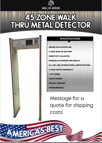 Walk through metal - walk-through, detector.