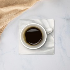  4 Pcs Sottobicchieri Ceramica