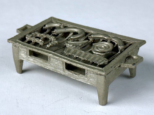 Vintage miniatura metallo - miniatura, 3"