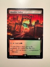 Magic MTG • Mossfire Valley (Extended Art) • Fallout 501 • R • ENG • MINT