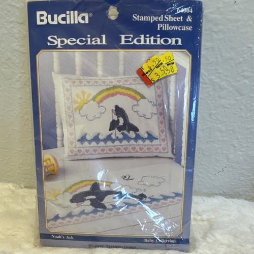Bucilla stamped sheet and - bucilla,