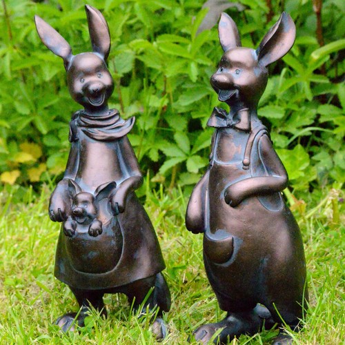 Scultura giardino famiglia