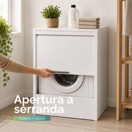 Armadio coprilavatrice mobile - armadio,