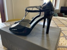 Scarpe Donna 36 Blu  Nero Giardini Con Tacco E Plateau