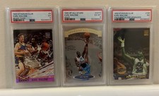 Karl Malone 3 Inserti Card PSA