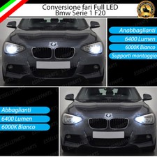 KIT FARI FULL LED BMW SERIE 1 F20 ANABBAGLIANTI H7 + ABBAGLIANTI H7 CANBUS 6000K