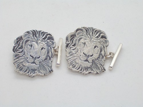 Gemelli con leone - in, argento