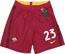 roma worn player issue shorts