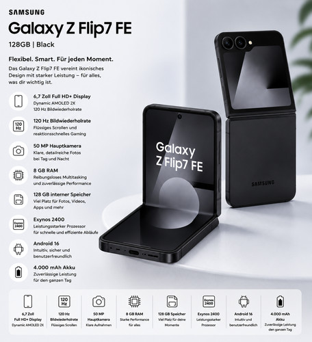Samsung galaxy flip7 128 - z, fe
