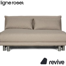 Ligne Roset Multy Tessuto Pelle Beige Divano Letto Neubezug