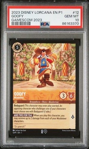 Moschettiere pippo psa 10 - pippo,