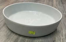 TORTIERA INOXPRAN PORCELLANA DA FORNO Ø 31 CM ALTEZZA 8 CM COLORE BIANCO