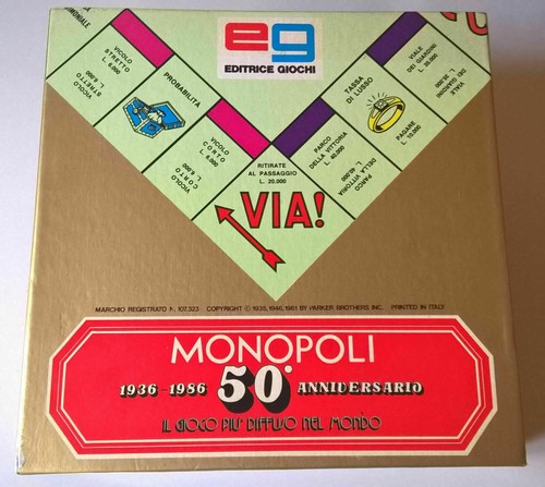 Vintage monopoli - vintage, 50°