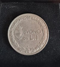 MONETA Buono Da 1 Lira Del