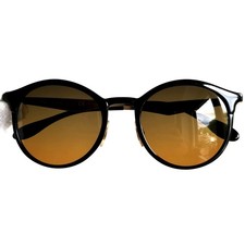 occhiali da sole RAY BAN SUNGLASSES RB4277 6306/T3 orange lens black gold round