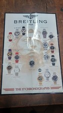 Breitling 1884 Depliant Brochure Catalogo Vintage Anni 90 Chronomat Aviazione 