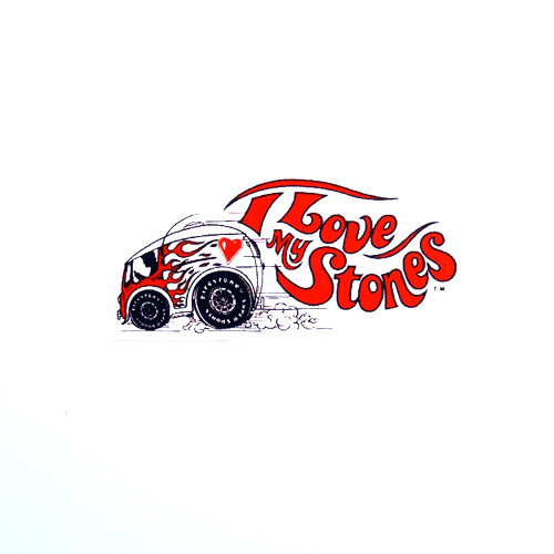 Adesivo love stones hot - i,