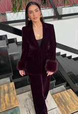 ZARA BLAZER IN VELLUTO CON