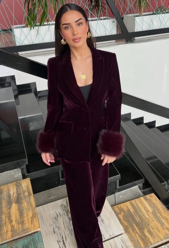 Zara blazer velluto - zara, con