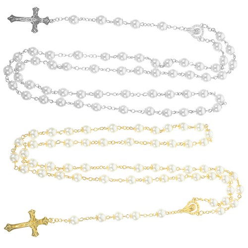 Pezzi collane con croce - ,