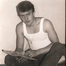 Foto Vintage Giovane Muscoloso