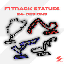 Statue Piste F1, Statue Circuito F1, F1 Track Art, Statue Pista Formula 1
