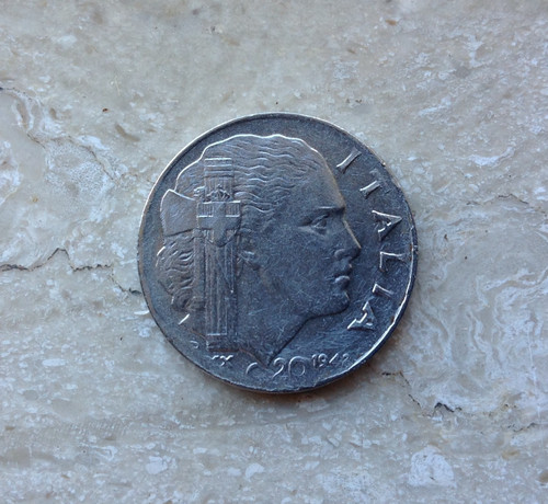 Centesimi lire 1942 - 20,