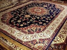 160x120 TAPPETO BLUE GRANDE DISEGNO NAIN IMPERIALE PERSIANO ORIENTALE COME SETA