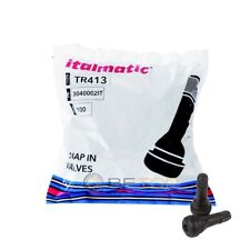 Valvole pneumatici auto TR413 Italmatic corte per gomme tubeless pz 100
