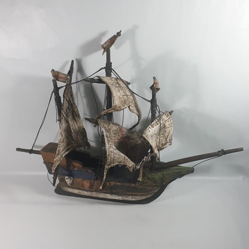Antique galleon boat mayflower - boat,