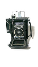 Prewar 1940 Graflex Baby Speed Graphic 2x3 macchina fotografica stampa Zeiss Tessar f 4,5