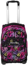 Pryma Cuori Sweet - Zaino Trolley con Ruote Scuola Elementare, Media Ragazza Bam